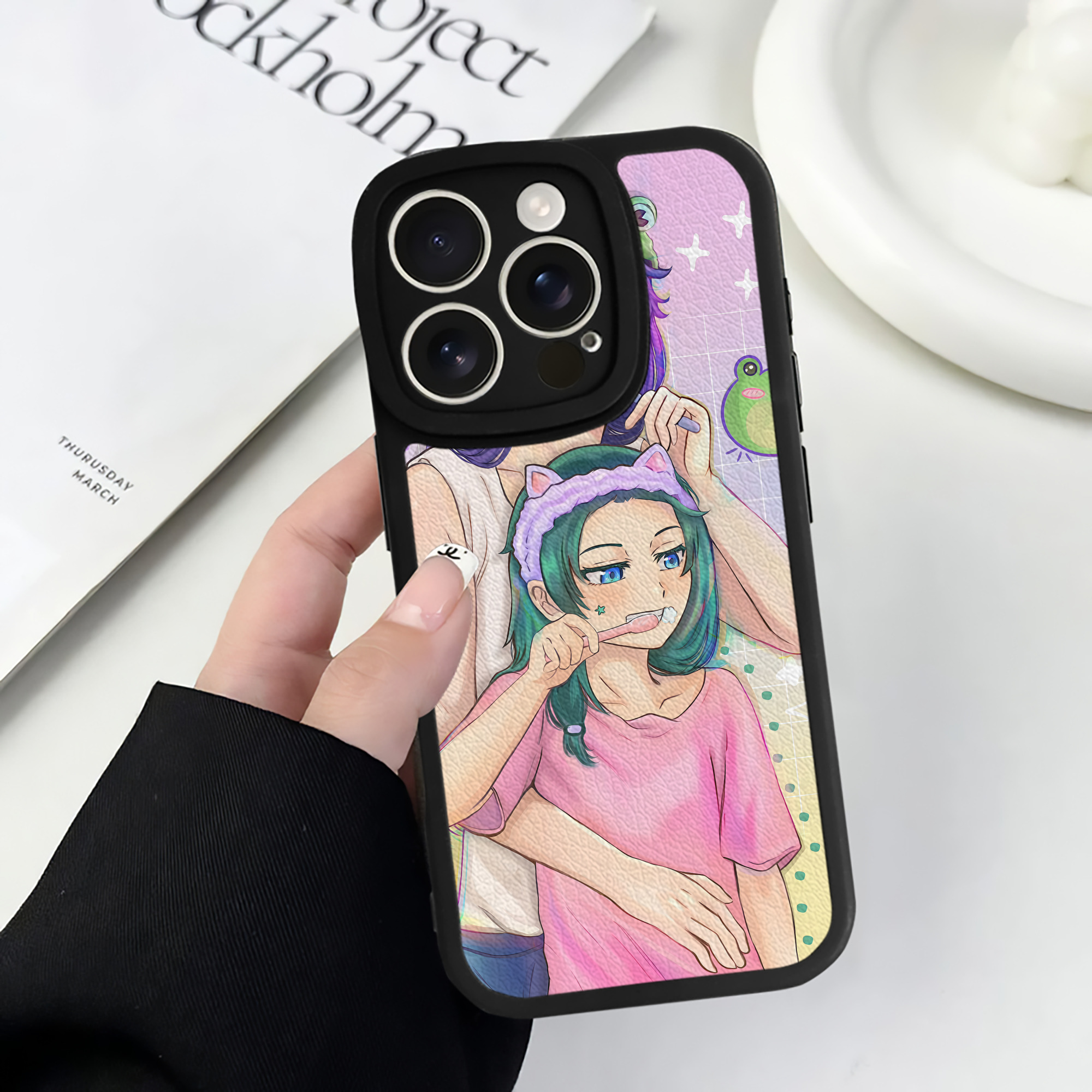 薬屋のひとりごと The Apothecary Diaries 【iPhone 16シリーズ対応】シリコンスマホケース（レザー調） 材質：シリコン